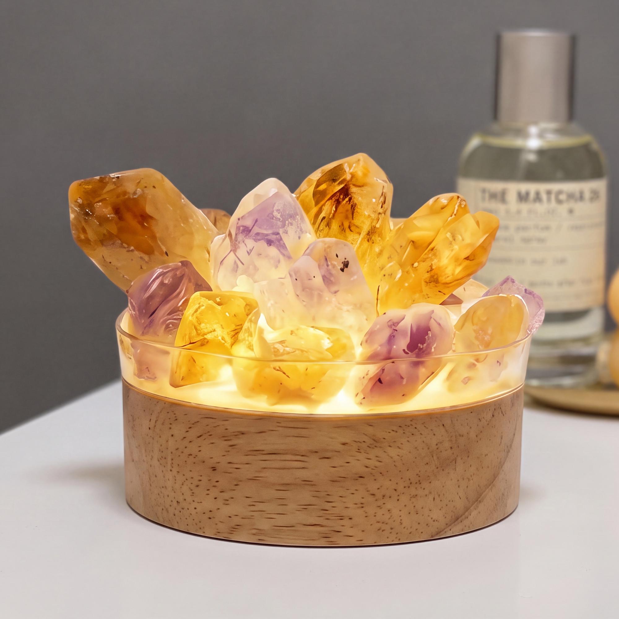 原石のアメジストランプ - Etsy 日本