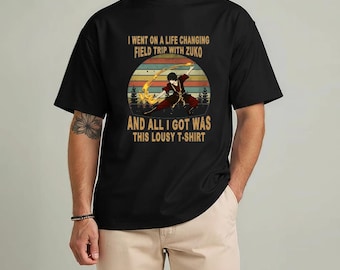 Changing Vintage Men's T-Shirt I A Trip Tee On Field Zuko Cotton With Went Life