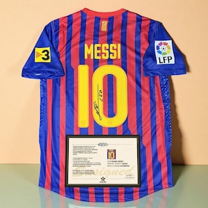 Retro Barcelona Jersey Messi - Etsy