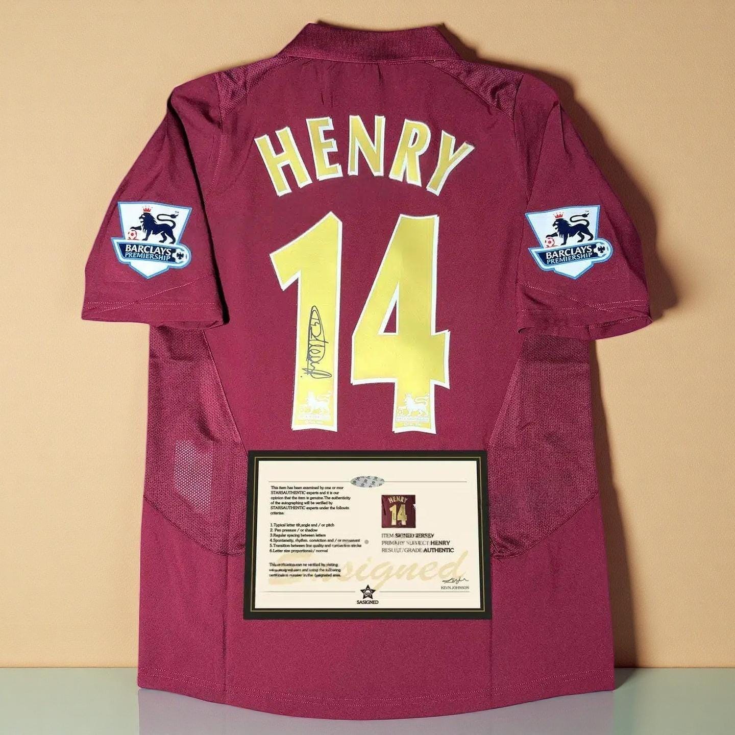 Henry vintage arsenal jersey - Etsy 日本