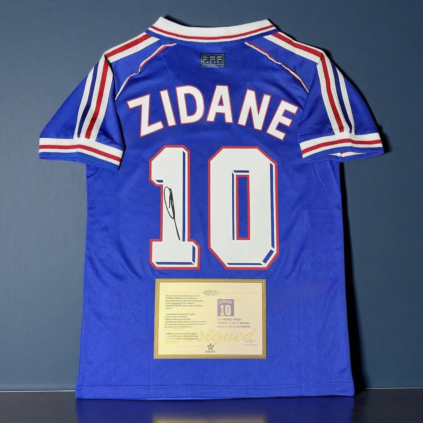 France 1998 Zidane Jersey - Etsy Canada