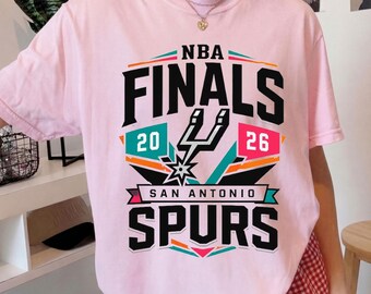 Vintage San Antonio Spurs Shirt, 2026 NBA Finals T-Shirt, Retro Basketball Graphic Tee, Sports Fan Gift, Game Day Shirt