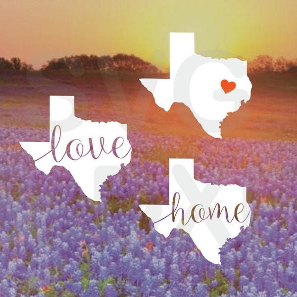 SVG & DXF Files - Texas Silhouette, Texas Cutting Files, Texas svg, Texas dxf, Cutting Files, Texas home svg