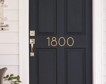 Vinyl House Numbers Etsy