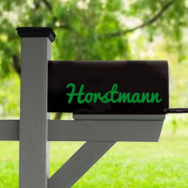 Mailbox Name Plate Etsy