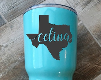 Texas Name Decal, Texas Car Decal, Texas Decal, Texas Sticker, Texas Tumbler Decal, Texas Sticker for Laptop, Texas Laptop Decal, Texas Gift
