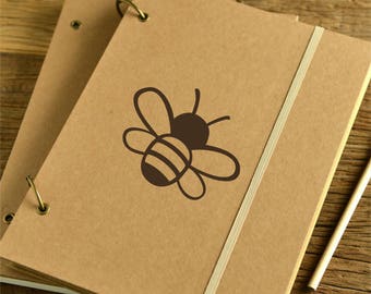 Bee Decal, Cute Honey Bee Decal, Bee Decal for Laptop, Laptop Decals, Phone Decal, Notebook Decal, Cute Journal Decals, Honey Bee Decals