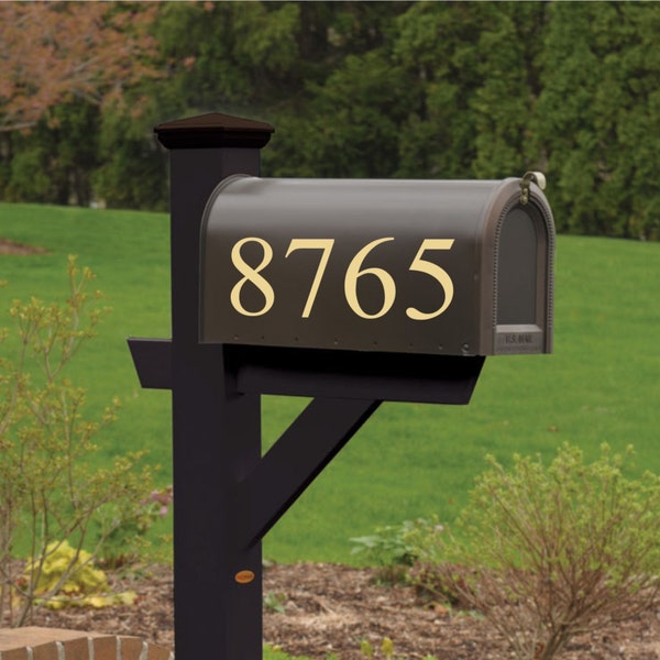 House Number Decal Etsy