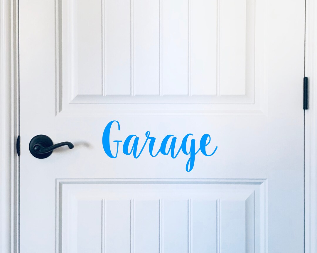 Garage Door Decal Garage Decal Garage Door Decals Garage Etsy