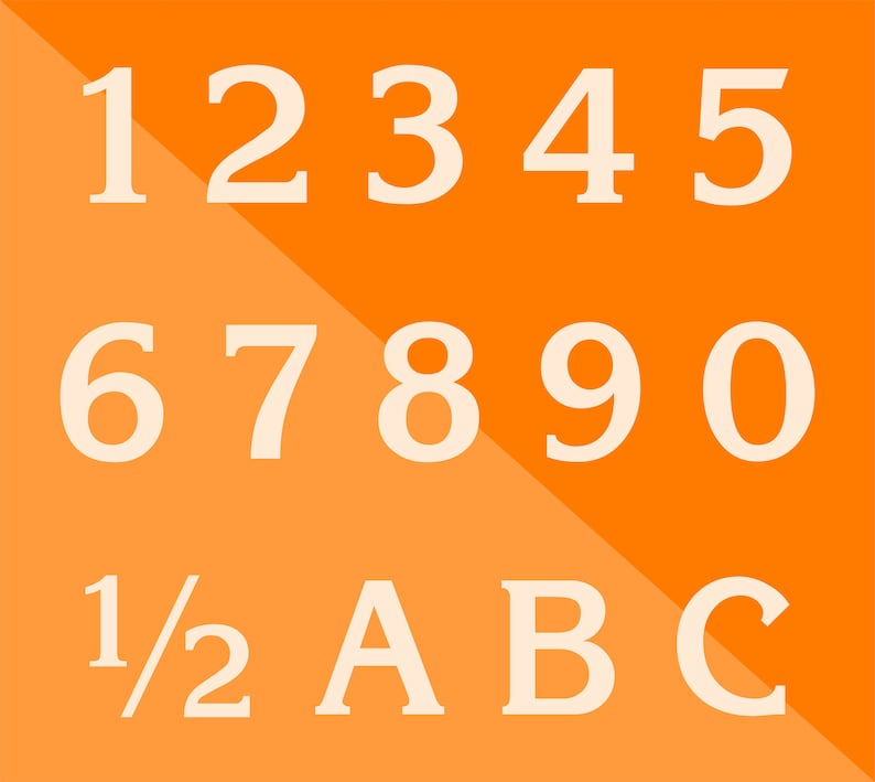 Custom Mailbox Number, Traditional Mailbox Decals, Mailbox Stickers, House Numbers Decal, Numbers for Mailbox - Up To 5 Numbers/Digits image 2