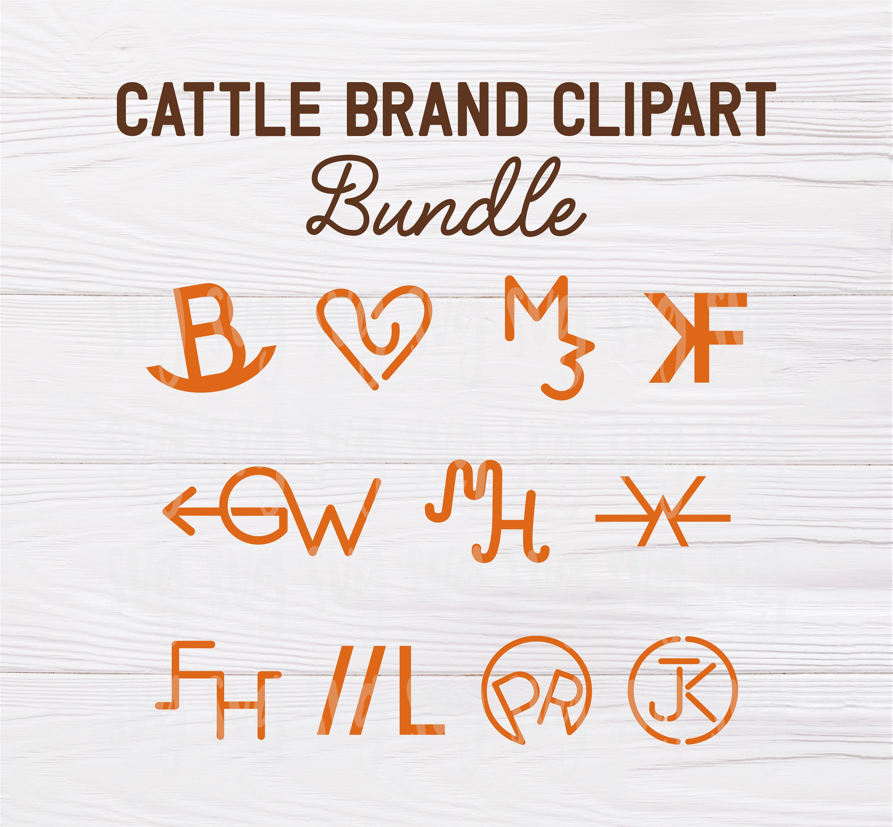Cattle Brand Font
