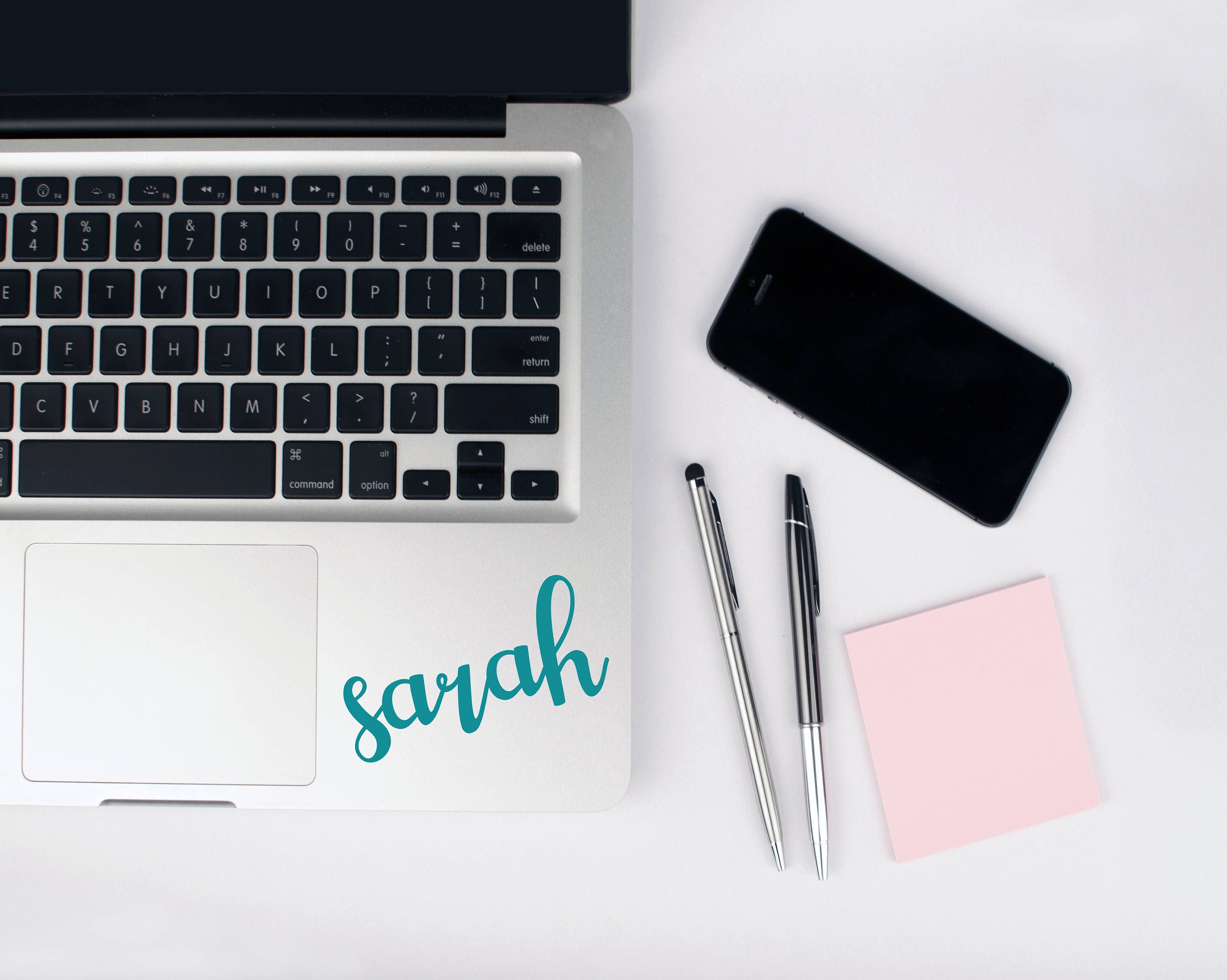 Custom Name Decal Laptop Name Decal Personalized Laptop Etsy