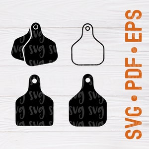 SVG、PDF、EPS ファイル | 耳タグ svg、耳タグ svg、牛耳タグ svg、ウエスタン クラフト svg、牛耳タグ svg、牛 svg、svg クラフト ファイル