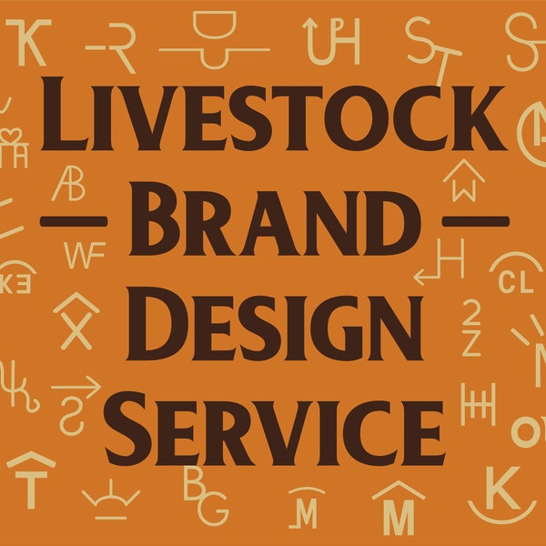 Livestock Brand Design Service by Xcalibur Ink. GraphX   ||  Cattle Brand Design Service • Ranch Brand Design Service