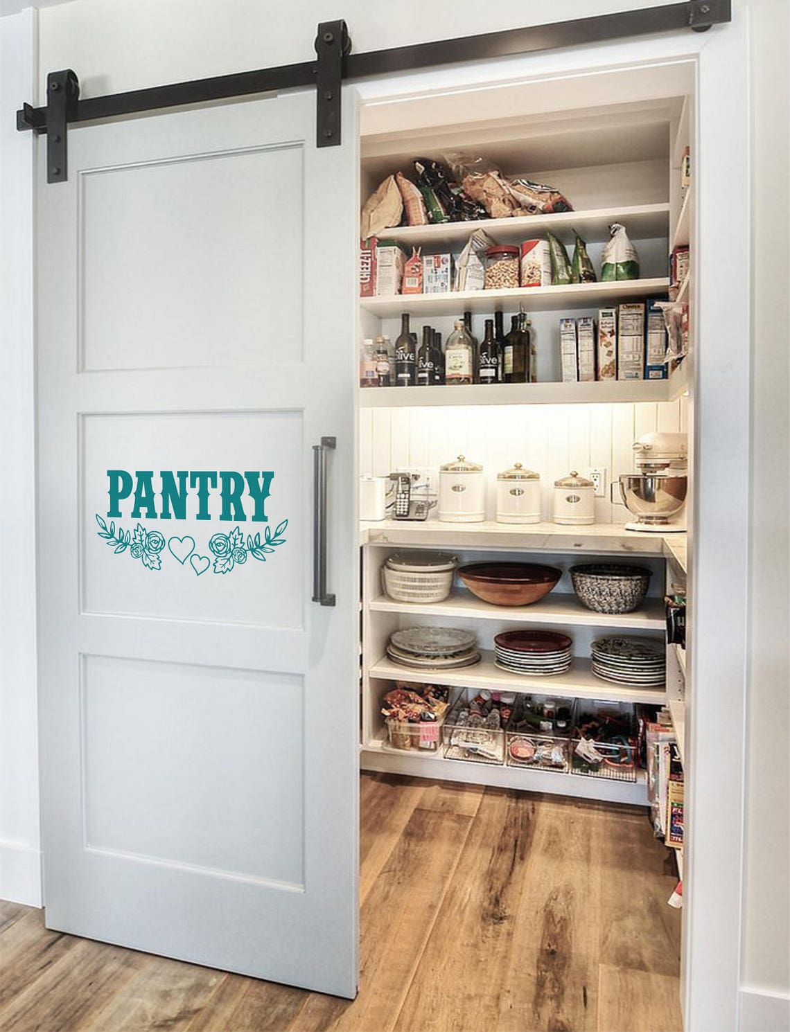 Pantry Door Decal Rustic Pantry Door Decal Pantry Decal - Etsy