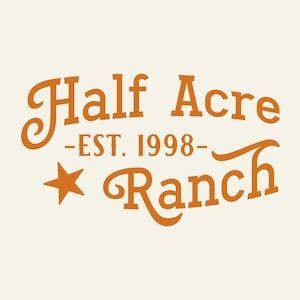 Custom Western Typography Logo || Modern Western Logo, Western Typography Logo Design Service by Xcalibur Ink. GraphX