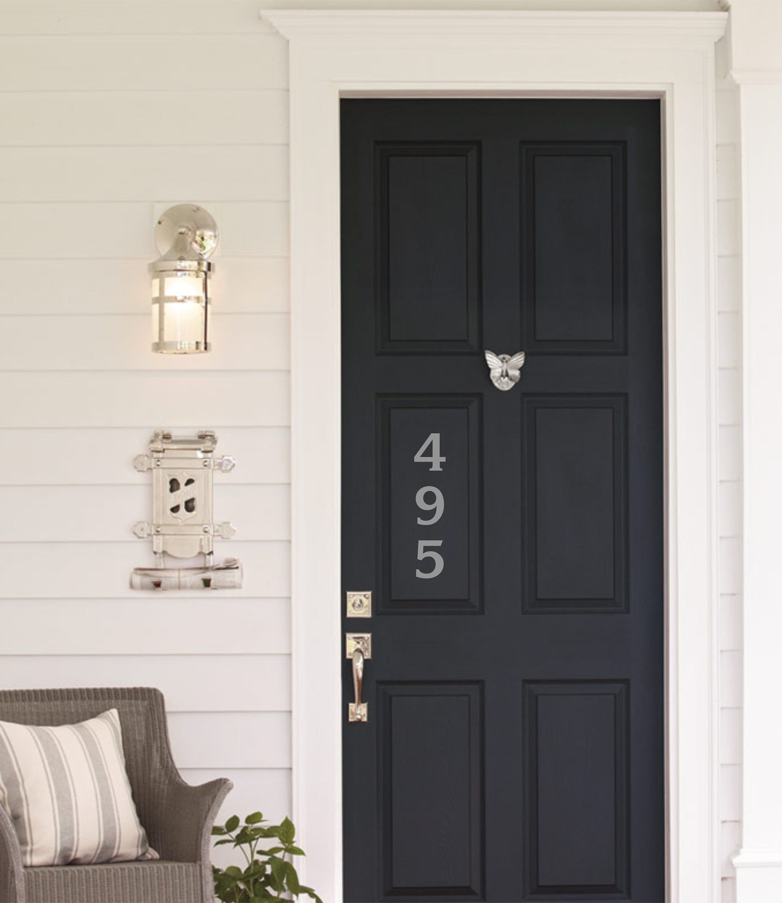 Vertical Number Decals Vertical Mailbox Post Numbers Etsy