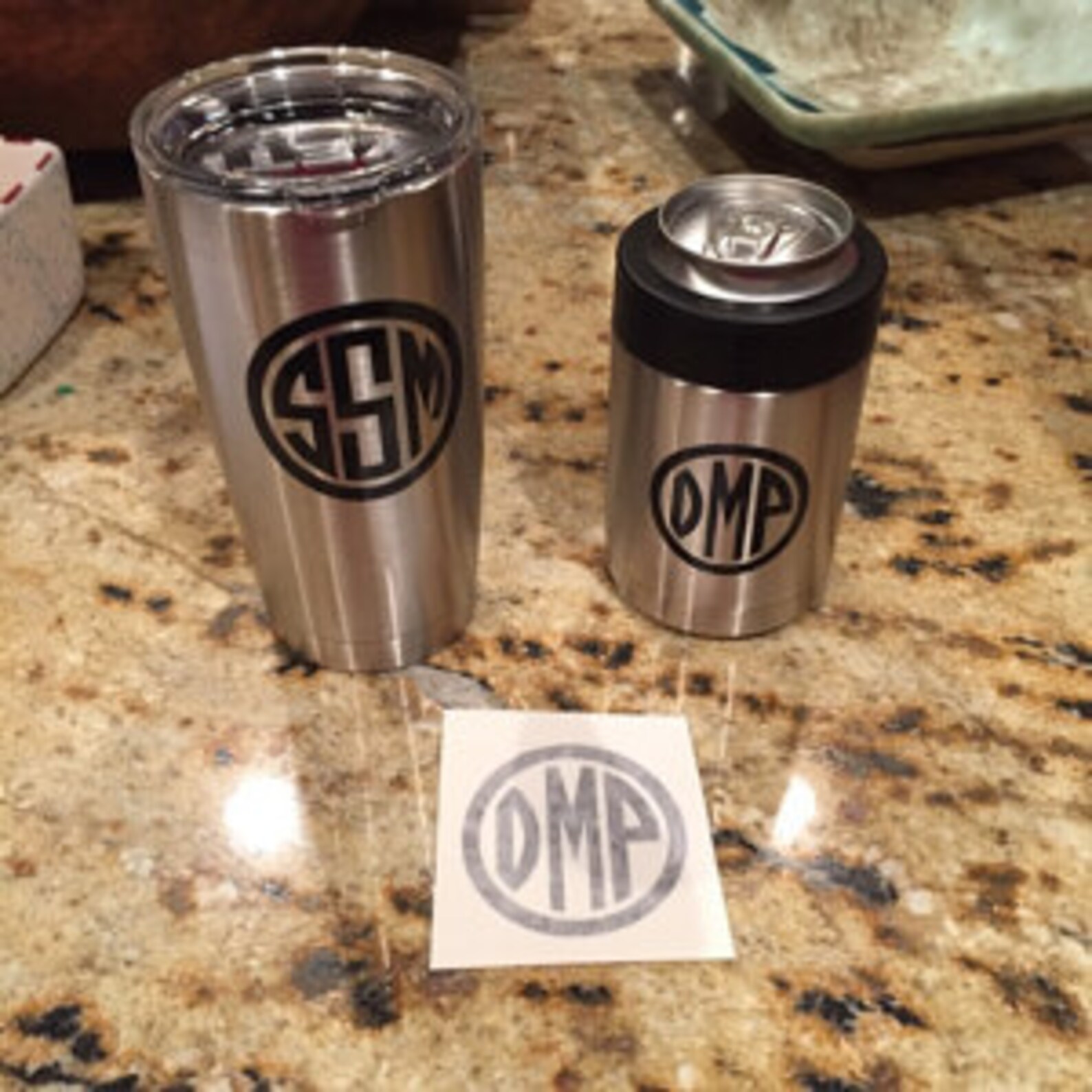 Bulk Monogram Decals Monogram Sticker Sheet Monograms Car Etsy