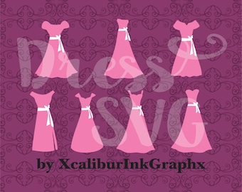 bridesmaid dress svg Woman in dress Svg, Wedding Dress Svg, Wedding Png, Dxf, Eps