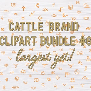 SVG, EPS, PNG & pdf File | Large Cattle Brand Clipart Set (the 6th Bundle), Huge Cattle Brand Set svg, Livestock Brand svg, Cattle Brand svg