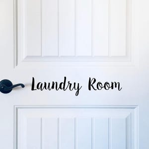 Laundry Room Door Decal, Laundry Room Decal, Cute Laundry Room Decals, Laundry Door Decal, Laundry Closet Door Sticker, Laundry Room Decal