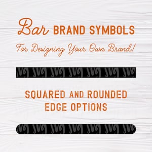 SVG & PNG File | Bar Brand Symbol svg, Bar Brand svg, diy Brand Craft File, DIY Brand Cut File, Cattle Brand svg, Livestock Brand svg
