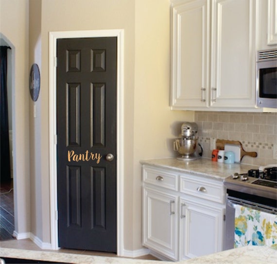 Pantry Door Decal Pantry Decal Cute Pantry Door Decals Door Etsy
