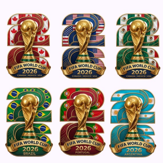 FIFA World Cup 2026 PNG Bundle, Soccer Trophy PNG, Football Sublimation Design, Cricut Shirt File, World Cup Trophy Graphic, Soccer Fan Art