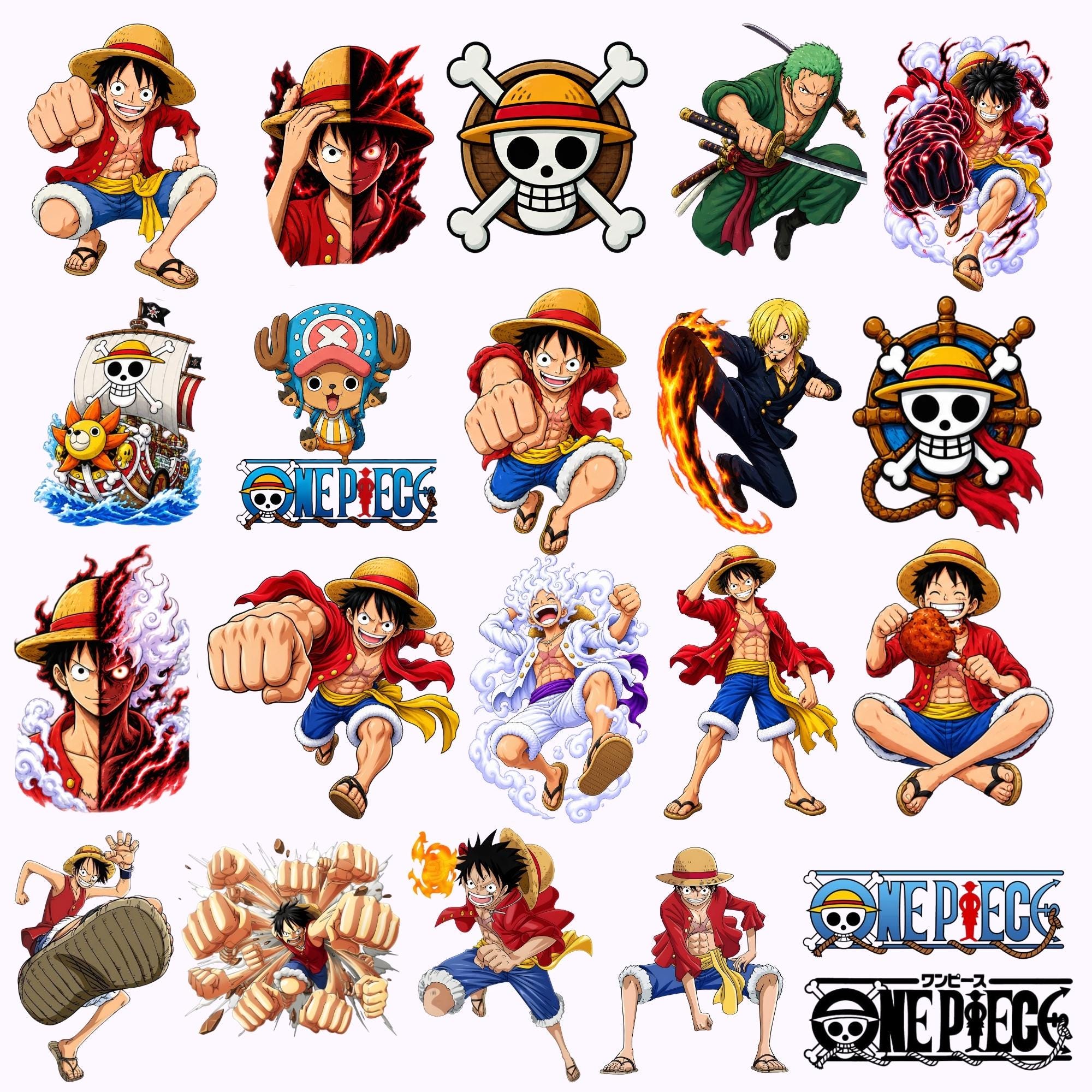 One Piece Birthday Cards - Etsy