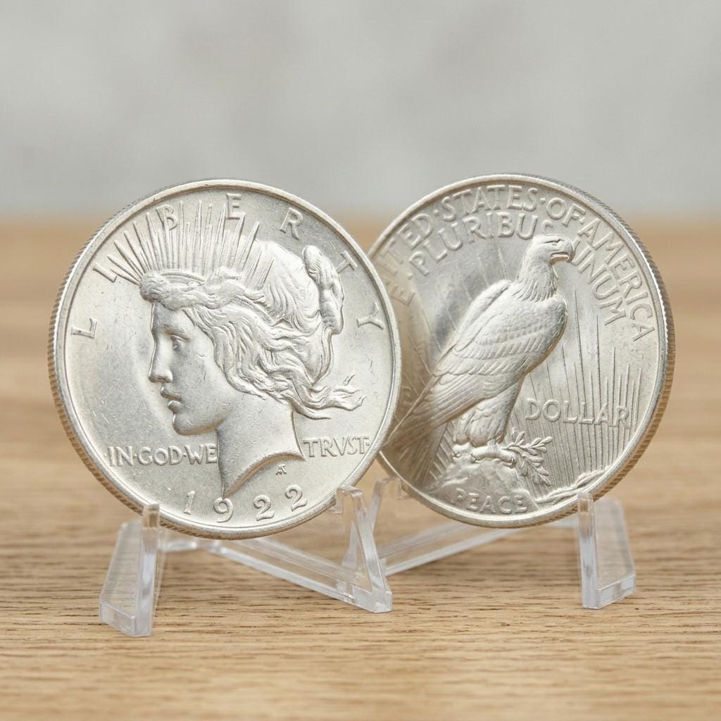 1922 peace dollar - Etsy 日本