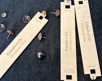 Upholstery tack template