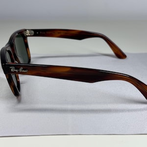 Vintage Ray-Ban Wayfarer I 48mm Sunglasses by Bausch Lomb USA, Rare Small Size 48-22 B&L Classic with Original Case image 9