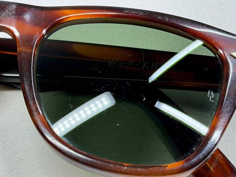 Vintage Ray-Ban Wayfarer I 48mm Sunglasses by Bausch Lomb USA, Rare Small Size 48-22 B&L Classic with Original Case image 18