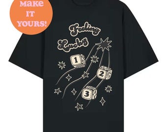 Numerologie Glücklicher Engel Zahlen Shirt | Oversized Retro Tee - Unisex T-Shirt aus Bio-Baumwolle