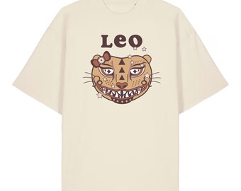 T-Shirt Sternzeichen Löwe | Bio-Baumwolle T-Shirt | K-POP Löwe Sternzeichen | Nachhaltiges Geschenk