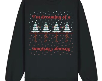 Umgedrehte Weihnachtspullover | Stranger Things Sweatshirt