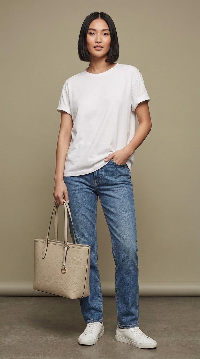 Beige leren shopper van Italiaans leer – Handgemaakte tas van Toscaans volnerfleer voor dagelijks gebruik afbeelding 12