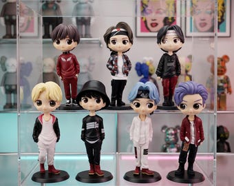 Tinytan BTS Anime Figure Set - Etsy