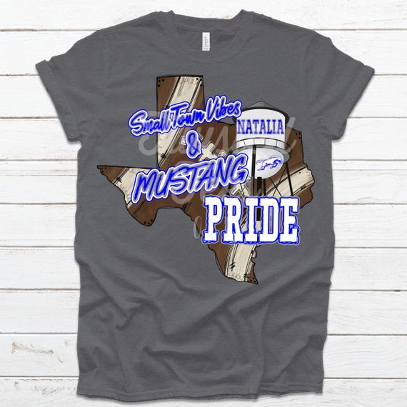 Overton Mustangs Blingy Football Tee Overton Mustangs Blingy Football Tee