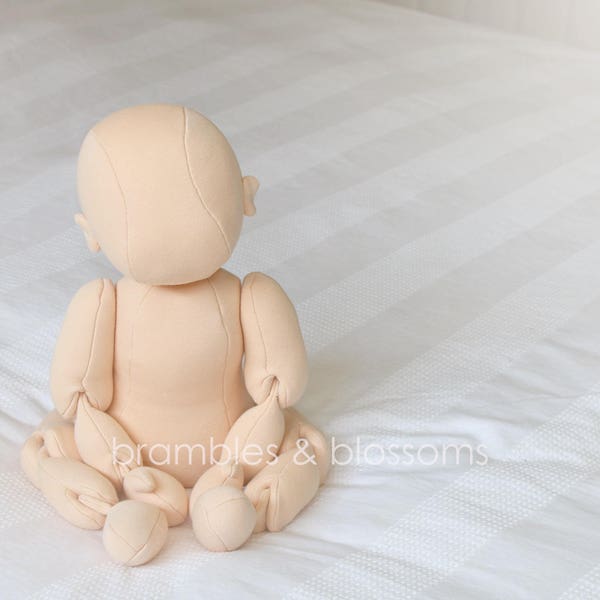 Mannequin Doll Sewing Pattern, Jointed Newborn & 0-3m Sizes (PDF Pattern)