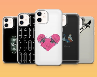 Skate Phone Case Skateboard Trasher Skater Cover for iPhone 17 Pro 16e 15  Samsung S26 S25 S24Ultra S23FE S22 A16 Pixel 10 Pro XL 9A