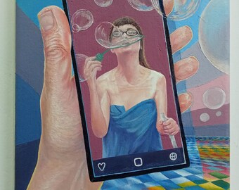 Oil painting on canvas