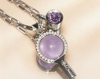 KPOP ARMY Bomb Necklace, Concert AccessoryKpop Fan Jewelry, Miniature Lightstick Pendant