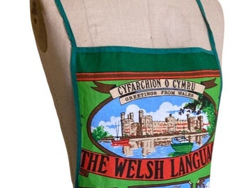 Apron Welsh Souvenir Apron English Wales Language Apron Celtic Welsh Language Cooking Apron Hostess Gift Wales Souvenir