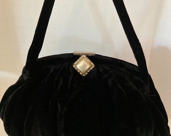 small velvet bolsas