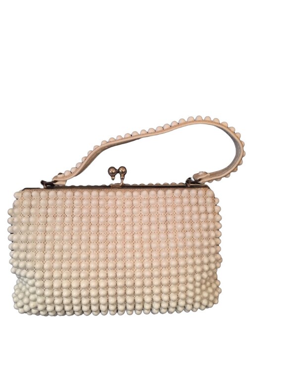 White Beaded Handbag Ladies Fashion Accessories V… - image 7