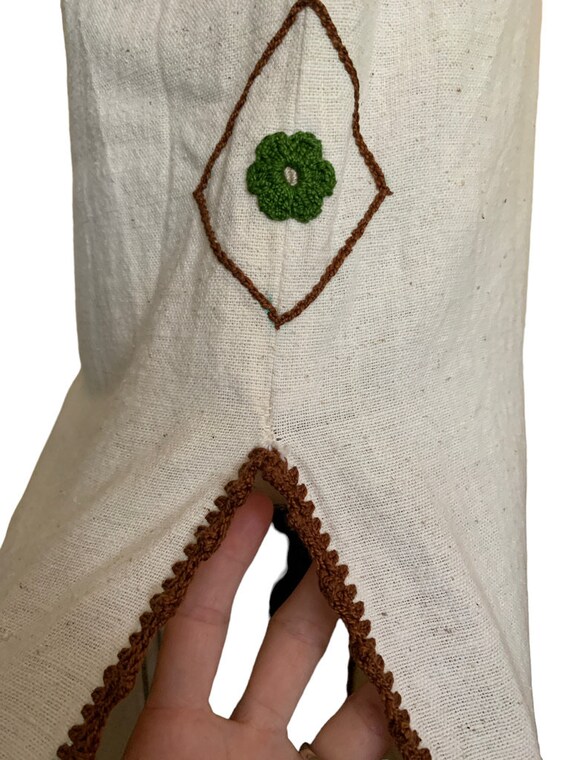 Caftan Embroidered Boho Maxi Dress, 1970s  Vintag… - image 8