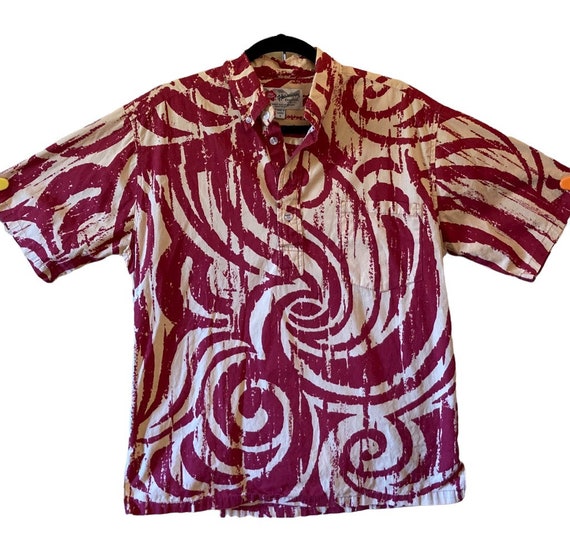 Shirt, Mens Shirt Hawaiian Clothing Shirt Vintage… - image 7