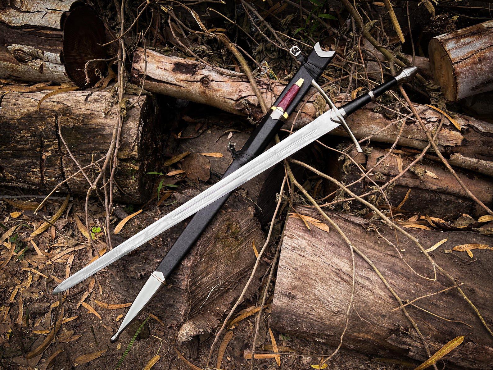 Personalized Ranger Sword Medieval Fantasy Longsword Collectible ...