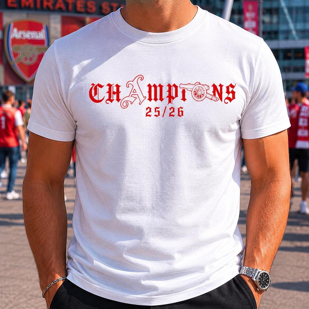 Arsenal Champion Shirt - Etsy